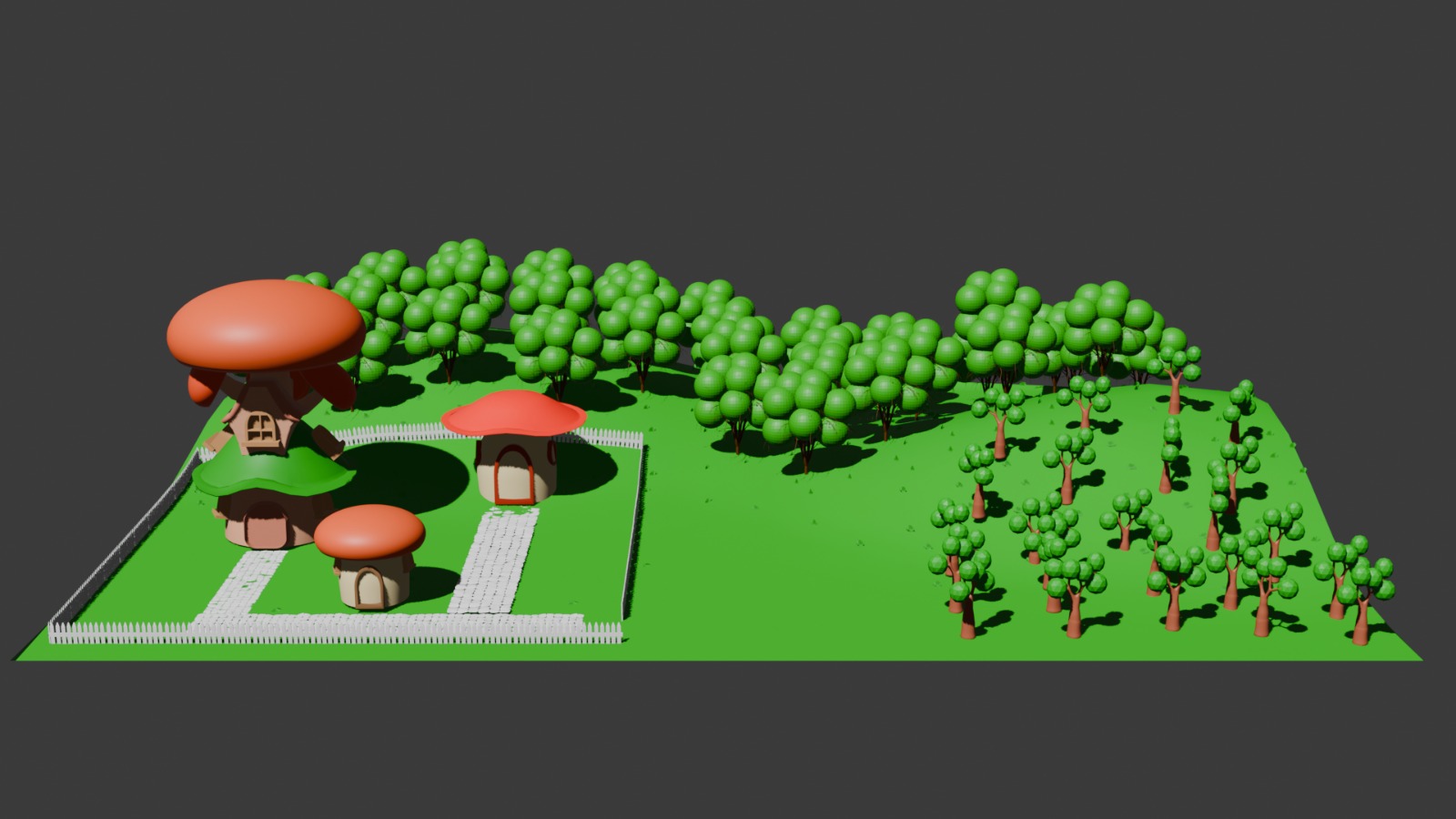 Blender 3D Fantastik Dış Mekan